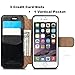 Birgus Ultra Slim Leather Case for Apple iPhone 6/6S Plus, Y Black