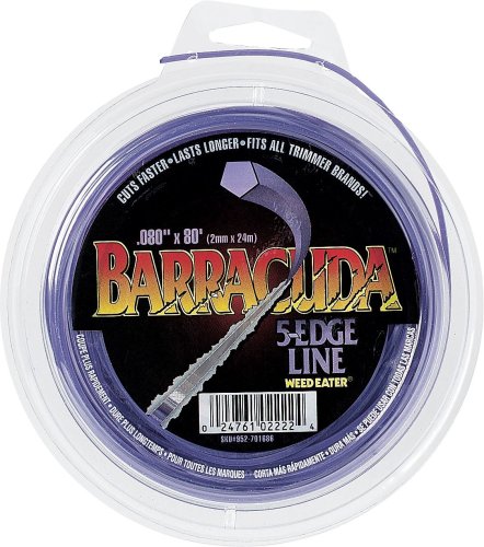 Barracuda 952701686 .080-Inch-by-80-Foot Bulk String Trimmer Line Premium 5 Edge Barracuda 952701686 .080-Inch-by-80-Foot Bulk String Trimmer Line Premium 5 Edge