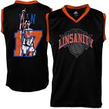 NBA Majestic Jeremy Lin New York Knicks Youth Linsanity Notorious Jersey - Black