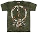 Peace Pipes T-Shirt 100% Cotton Short Sleeved Indian Inspired Shirt YOUTH and TEENS and ADULT shirt