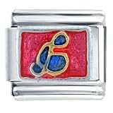 Blue Music Note Italian Charms Bracelet Link