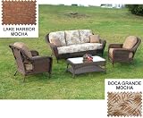 Laguna Living Sofa Set - Attune Olive Set (Java/Attune Olive) (35H x 81W x 36D)