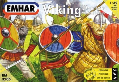 Emhar Models Viking Warriors 9th-10th Century Model Building Kit