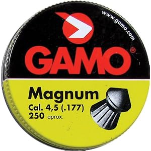 Gamo Magnum .177 Cal, 7.87 Grains, Pointed, 250ct by