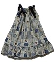 Flowersack 'Autumn Hayride' Baby blue dress birth-2 yrs