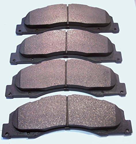 Graphite Ceramic D1328.21 Police Formula (Front) Disc Brake Pad Set (4 Pads) with Hardware