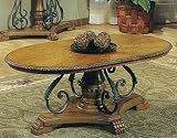 Distressed Oak Coffee Table By Coaster Furniture