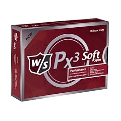 Wilson Staff PX3 Soft Spin Performance 12 Pack, maroon and silver, 18.5x13.3x4.5
