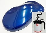 関西ペイントPG80　ダークブルーメタリック（極粗目） 2kg　自動車用ウレタン塗料　２液 カンペ　青