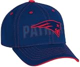NFL Boy's End Zone Youth Structured Adjustable Hat - NE08B (New England Patriots, Youth 4-7)