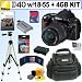 Nikon D40 6.1MP Digital SLR Camera with 18-55mm f/3.5-5.6G ED II AF-S DX Zoom-Nikkor Lens + 4GB Deluxe Accessory Kit