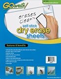 Gowrite Dry Erase Sheets, 8.5 X 11 Inches, White, 30 Sheets (ASB8511)