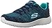 Skechers Sport Women's Burst Fashion Sneaker,Navy/Aqua,7 M US