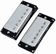 YMC Humbucker-Pickup-Chrome Humbucker Pickup Chrome for Gibson Les Paul Replacement