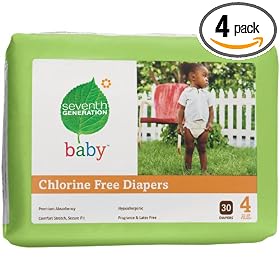 Click here to buy Seventh Generation Chlorine Free Baby Diapers,....