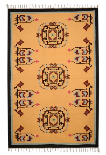 Imagen principal de Traditional Area Rug-Designer Handmade Cotton Yoga Mat-Modern Carpet Size 80 X 50 Inches