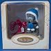 Me To You Large "With Love" Winter Figurine - Bear with Hat and Scarf and Clear Glass Heart_s-1
