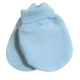 【未熟児】【低出生体重児】【早産児】【NICU】用　ベビー服：ミトン　ブルー