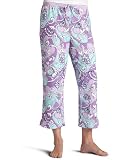 Nautica Women's Key Items Knit Paisley Capri,Lavendula,X-Large