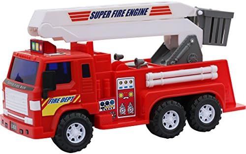 World of Wheels Large Fire Engine Truck, Red
