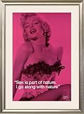 Marilyn Monroe Framed Poster Print, 33x44