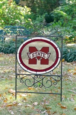 Mississippi State University Stained Glass Yard Sign