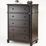 Sorelle Regal 5-Drawer Chest - Espresso