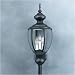Thomas Lighting Park Avenue 3 Light Matte Black Outdoor Wall Sconce 9 3/4 in. - M5267-7