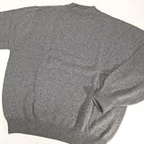 2522 日本製 【訳あり】 カシミヤ 100% セーター ハイネック カシミヤセーター 男性 紳士服 メンズ G&G　GEE GELLAN　（ジーゲラン） グレー 4L