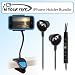 In Your Face Viewbase Flexible Holder for iphone Bundle With Iluv IEP315 Premium Earphones With ipho