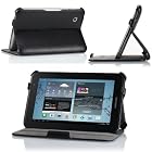 MoKo(TM) Slim-Fit Cover Case Folio for Samsung Galaxy Tab 2 7.0, BLACK (with Built-in Multi-Angle Stand)