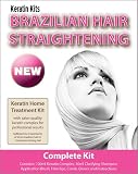 Brazilian Hair Straightening / Blow-Dry Home Keratin Treatment 100ml (COMPLETE KIT)