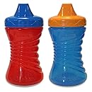 Gerber Graduates Fun Grips Hard Spout Sippy Cup in Assorted Colors, 10-Ounce, 2 cups
