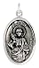 Sterling Silver St. Lucy Medal 15/16