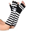 Acrylic Elbow Length Fingerless Gloves