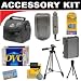Deluxe DB ROTH Accessory kit For The Canon ZR960 MiniDV Camcorder