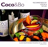from Coco & Bo 2 x Coco&Bo Plastic Punch Bowl Ladle - Disposable Clear Plastic - Ideal for Punch, Pimms or Sangria - Cocktail Party Accessories