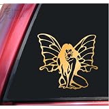 Fairy / Faery / Fae #2 Mirror Gold Vinyl Decal Sticker