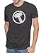Marvel Comics Avengers Thor Logo Men's Soft Charcoal Heather T-Shirt (XX-Large)