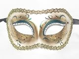 Green Colombina Anna Eco Venetian Mask