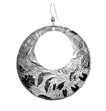 Kipepeo Lily Earrings in Antique Silver