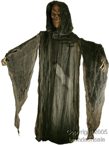 6 Ft Standing Grim Reaper Halloween Prop