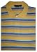 Men's Nautica Polo Shirt Short Sleeved Several Sizes Available Yellow/beige/blue Striped