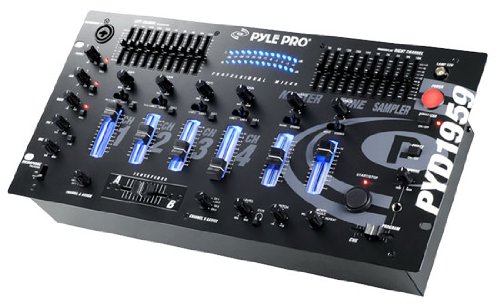 Pyle Pro PYD1959 4-Channel Mixer with Digital Sampler