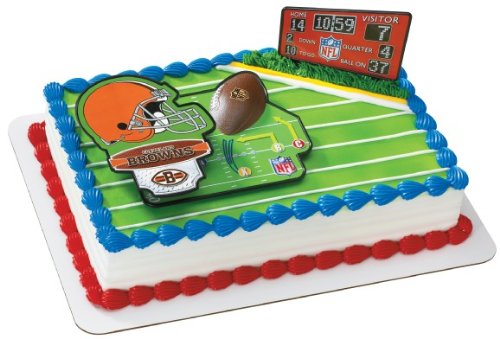 Cleveland Browns Football Cake Layon
