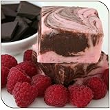 Mo's Fudge, Dark Chocolate Raspberry Fudge 1/2 Pound
