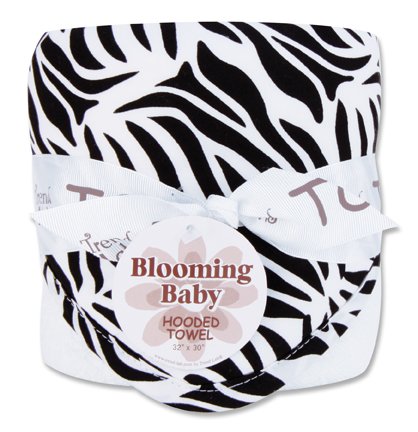 Trend Lab Zebra Print Towel Zahara