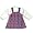 SnoPea - Newborn/Infant Baby Girls Long Sleeved Overall Dress Set, Blue, Red (Size 6Months)