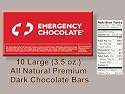 Bloomsberry Emergency Dark, 3.5-Ounce Bars (Pack of 10)