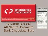 Bloomsberry Emergency Dark, 3.5-Ounce Bars (Pack of 10)